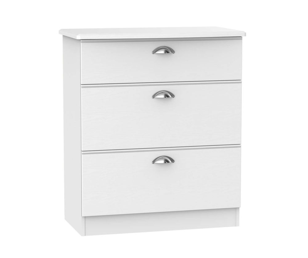 Welcome Furniture Victoria 3 Drawer Deep Chest