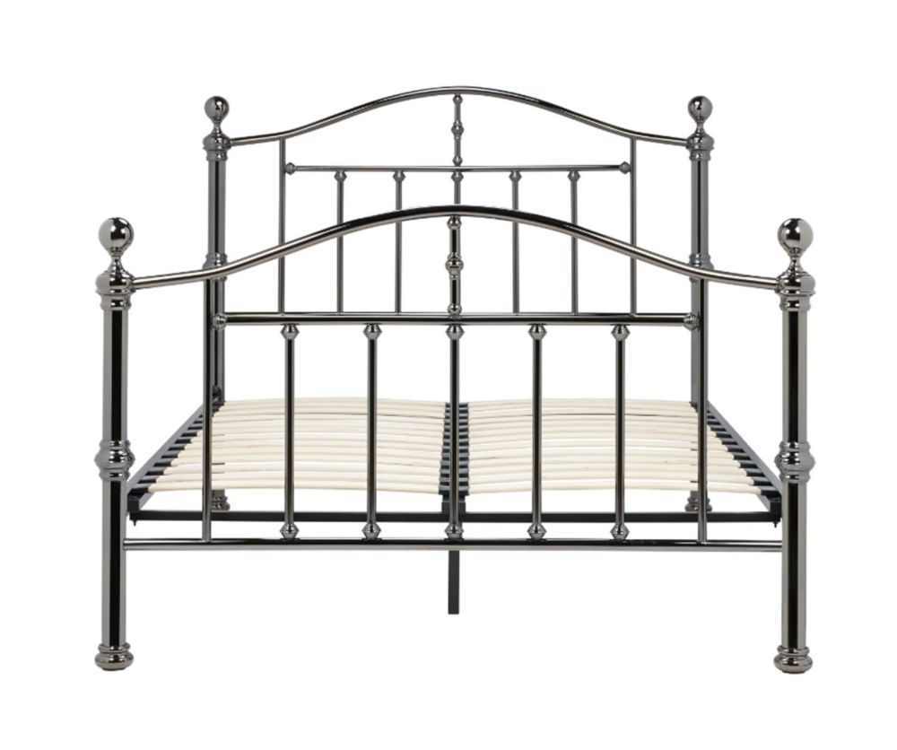 Birlea Furniture Victoria Black Nickel Metal Bed Frame