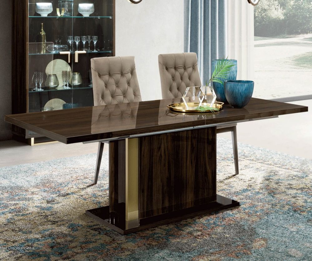 Camel Group Volare Walnut Medium Extension Dining Table Only