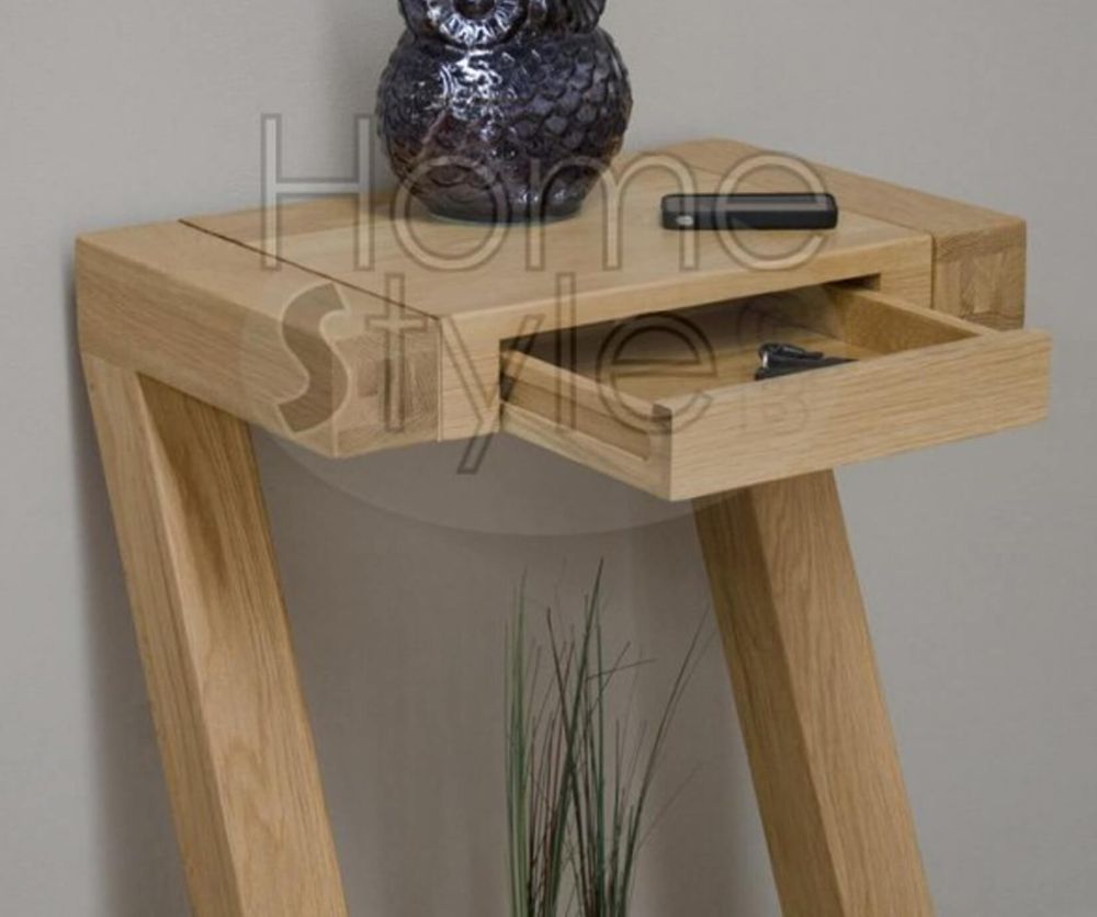 Homestyle GB Z Oak Designer Small Console Table