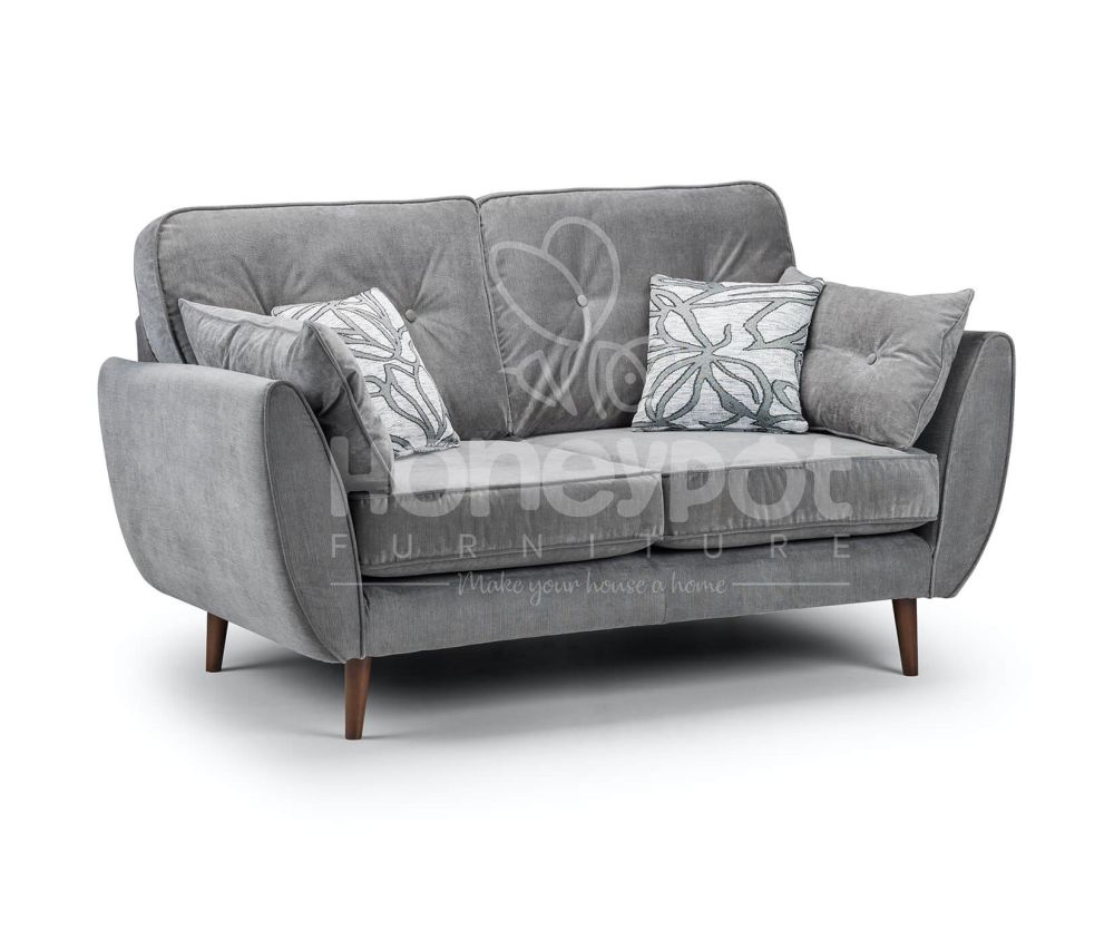 Zinc Grey Fabric 3+2 Sofa Set