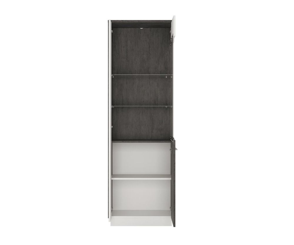 FTG Zingaro Tall Glazed Display Cabinet (RH)